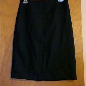 Classic black pencil skirt